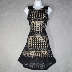 Sequin Hearts Dress Juniors 7 Whimsigoth Romantic Goth Cocktail Glam Date Night - Picture 1 of 11