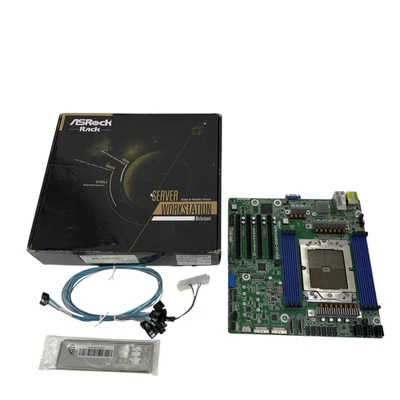 FOR PARTS AsRock Rack GENOAD8UD-2T/X550 Micro-ATX Server Motherboard #DP8276 AR - Image 1 of 4