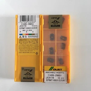 EPMT100312ZER JC8118 CNC Hartmetall Wendeplatten Drechselblatt 10 Stück - Bild 1 von 1