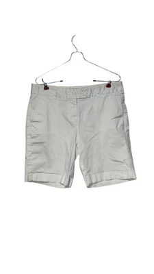 Bermudas cortas Vineyard Vines para mujer frente plano Mid-RiStretch blancas talla 6 Foto 1 de 4