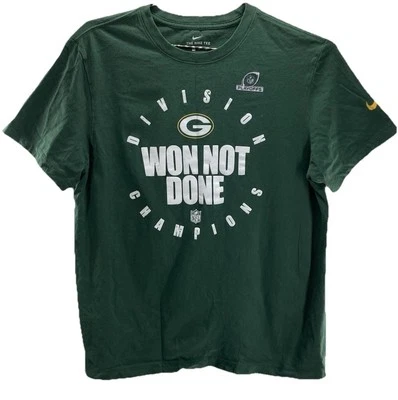 Nike Green Bay Packers 2020 NFC North Division Champions Men's Large T-Shirt - Image 1 of 4