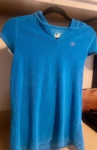 Terry Cloth OP Hooded Beach Coverup - Girls Size 10/12 - Picture 1 of 2