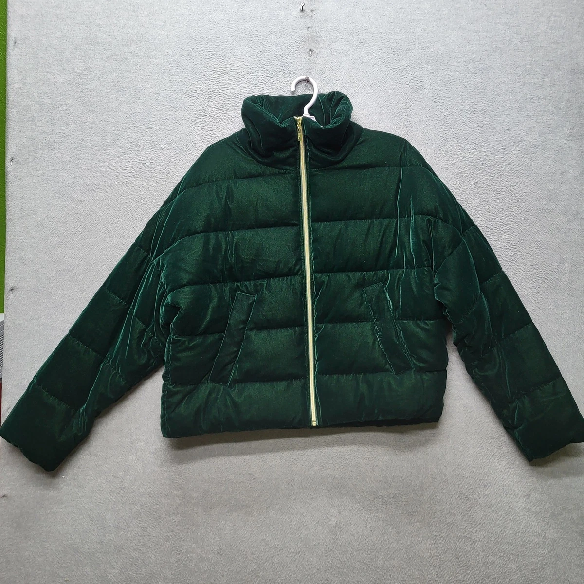 Puffer Jacket Velvet Coats, Jackets & Vests for Women for sale | eBay