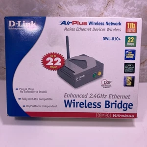 D-Link DWLG810 (DWL-G810) 802.11g 108Mbps High Speed Wireless Bridge - Picture 1 of 4