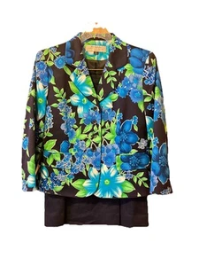 Traje de vestir de diseñador Tahari Luxe Arthur S Levine 3 piezas - Imagen 1 de 11