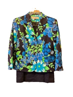 Tahari Luxe Arthur S Levine 3 Piece Designer Dress Suit - Image 1 of 4