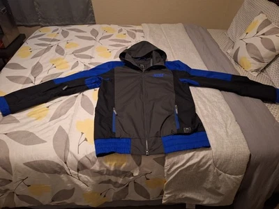 Chaqueta de nieve de invierno para hombre Nike Flight azul/negro/gris Foto 1 de 4