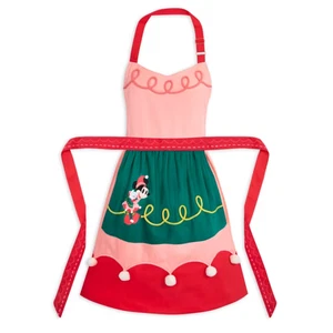 Delantal de vacaciones de Navidad Minnie Mouse 2025 de los parques de Disney nuevo - Imagen 1 de 2