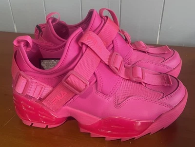 Fila Unit V2 Premium Hot Pink Athletic Shoes Pocket Womens Size 9 - Image 1 of 4