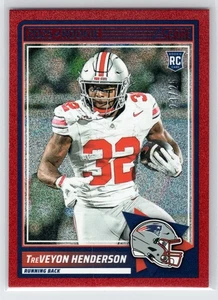 2025 Score TreVeyon Henderson #59 Red Dots RC Rookie Card 23/25 - Patriots - Picture 1 of 2