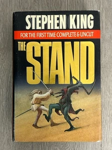 1990 Stephen King The Stand For First Time Complete and Uncut Hardcover Book DJ - Picture 1 of 10