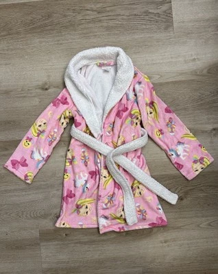 Jojo Siwa Girls Robe, Size Small (7/8) Pink & White, Nickelodeon Brand - Image 1 of 2