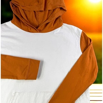 Pendleton Hoodie Shirt Men M Color Block Rust Anorak TB279 Hiking Running Gym - Image 1 of 4