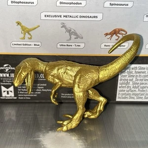 Jurassic World Captivz Clash Edition BLUE Raptor LIMITED EDITION GOLD Figure - Picture 1 of 3