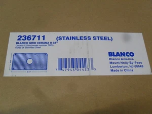 Blanco 236711  Cerana Stainless steel sin grid 33" - Picture 1 of 2