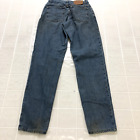 Vintage Levi's 550 Niebieskie dżinsy Płaski przód  zwężane regularne dżinsy Damskie Rozmiar 3