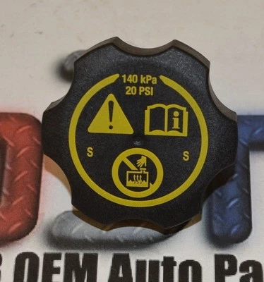 Chevrolet Sonic Cruze Cadillac 2007-2015 radiador refrigerante tapa tanque de sobretensión nuevo fabricante de equipos originales Foto 1 de 3