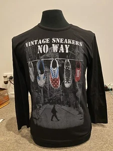 VINTAGE SNEAKERS NO WAY LONG SLEEVE T-SHIRT TOP UNISEX SIZE M PREMIUM 93 - Bild 1 von 5