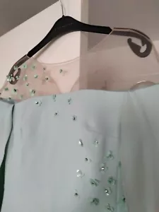 Carla Ruiz Cape Kleid für besondere Anlässe Größe 38 zur Hochzeit getragen. - Bild 1 von 12