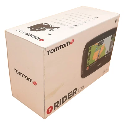  TomTom Rider 500 Motorrad-Navi Europa 49 Länder WIFI LIFETIME TRAFFIC mit OVP - Bild 1 von 4