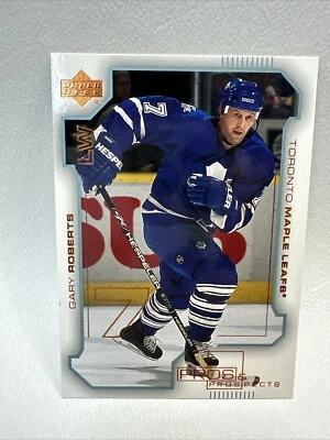 00/01 UPPER DECK PROS & PROSPECTS BASE Hockey NHL Gary Robert’s Card #82 Toronto - Image 1 of 4