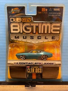 1/64 JADA DUB CITY BIGTIME MUSCLE 1969 PONTIAC GTO JUDGE - Picture 1 of 2