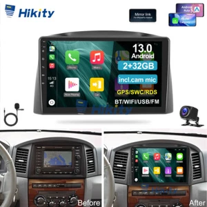 32G Carplay Android15 Autoradio GPS SAT Navi Für Jeep Grand Cherokee WH/WK 05-07 - Bild 1 von 12