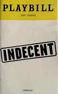 Indecent - Broadway Playbill - Jul 2017 - Katrina Lenk - Picture 1 of 3