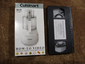 Cuisinart How To Video VHS Premier Series Food Processors 11 & 14 Cup Models  - Picture 1 of 3