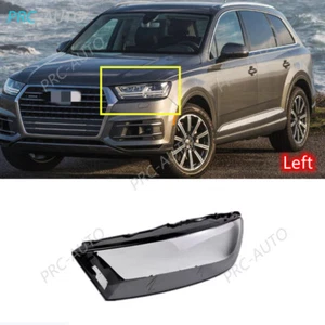 For Audi Q7 2017-2019 Headlamp Cover Headlight Shell Lens Driver Left Side 1x - Picture 1 of 11