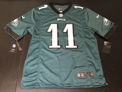 Nike Philadelphia Eagles Carson Wentz Men's Green Game Jersey $100 Cover