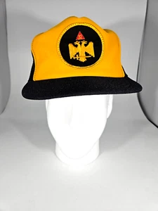 Masonic Freemason Vintage NEW Hat, Snapback , Mesh with Eagle Patch, - Picture 1 of 11