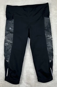 ATHLETA Spliced Fire Be Capri Crop Pants Athletic Camo Leggings, Size Small - Picture 1 of 10