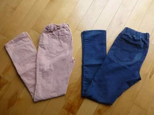 EUC Gap Kids Girls Sparkling Corduroy Pants 1969 Legging Jean Set 12 - Picture 1 of 8