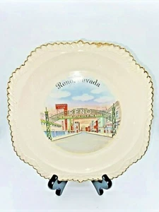 Retro Reno Nevada Harold’s Club Plate Retro Plate 8 1/4” - Picture 1 of 8