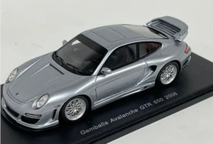 1/43 Spark Porsche 911 Gemballa Avalanche GTR650 from 2006 in Silver S0707 - Picture 1 of 7