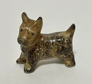 Vintage Brown & Black Scottie Scottish Terrier Figurine, Made In Japan - Picture 1 of 6