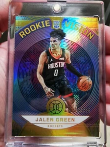 Jalen Green Panini 2021-22 Illusions Rookie Vision Gold  3/10 - Bild 1 von 3