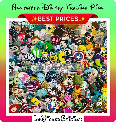 迪士尼别针散装批量挑选尺寸 1-100 多种公园交易徽章新品 — 第 1/4 张图片