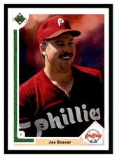 1991 Upper Deck #430 JOE BOEVER Philadelphia Phillies ~C1G