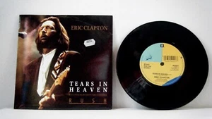 ERIC CLAPTON 7 Inch 45 Tears in heaven_White Room 1992 Reprise uk PS vinyl - Picture 1 of 1