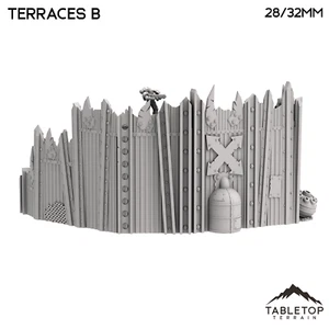 Orc Terraces B - Warpzel-1A Orc Space Program - Wargaming Ork Terrain - Picture 1 of 6