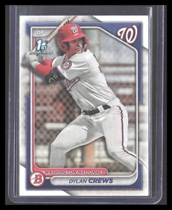 2024 Bowman DYLAN CREWS Paper #BP-23 1st Prospects Washington Nationals ASOB - Picture 1 of 2