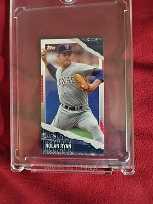 Topps Rips Minis Nolan Ryan espalda en blanco 1/1 Texas Rangers Foto 1 de 4
