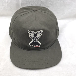 Beringia x The Ampal Creative Hat Cap Mens Snap Back Green Moose Patch Made USA - Picture 1 of 8