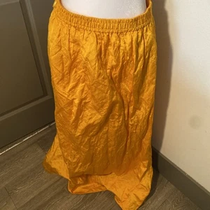 J Crew Collection Ringelblume Crinkly Rock Seide gefüttert Medium Taschen - Bild 1 von 6