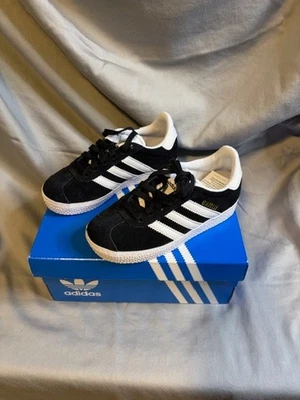 Adidas Gazelle C Black/White Size 11K New w Box - Image 1 of 4