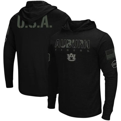 Men's Colosseum Black Auburn Tigers OHT Military Appreciation Hoodie Long Sleeve - Image 1 of 4