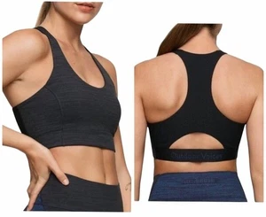 Outdoor Voices Damen Gr. S Doing Things Sport BH Spell Out Logo BH Blau - Bild 1 von 9