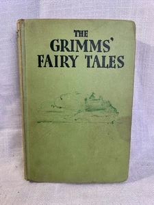 Grimms’ Fairy Tales Book Brothers Grimm Grosset Dunlap Translated USA AS-IS VTG - Foto 1 di 15